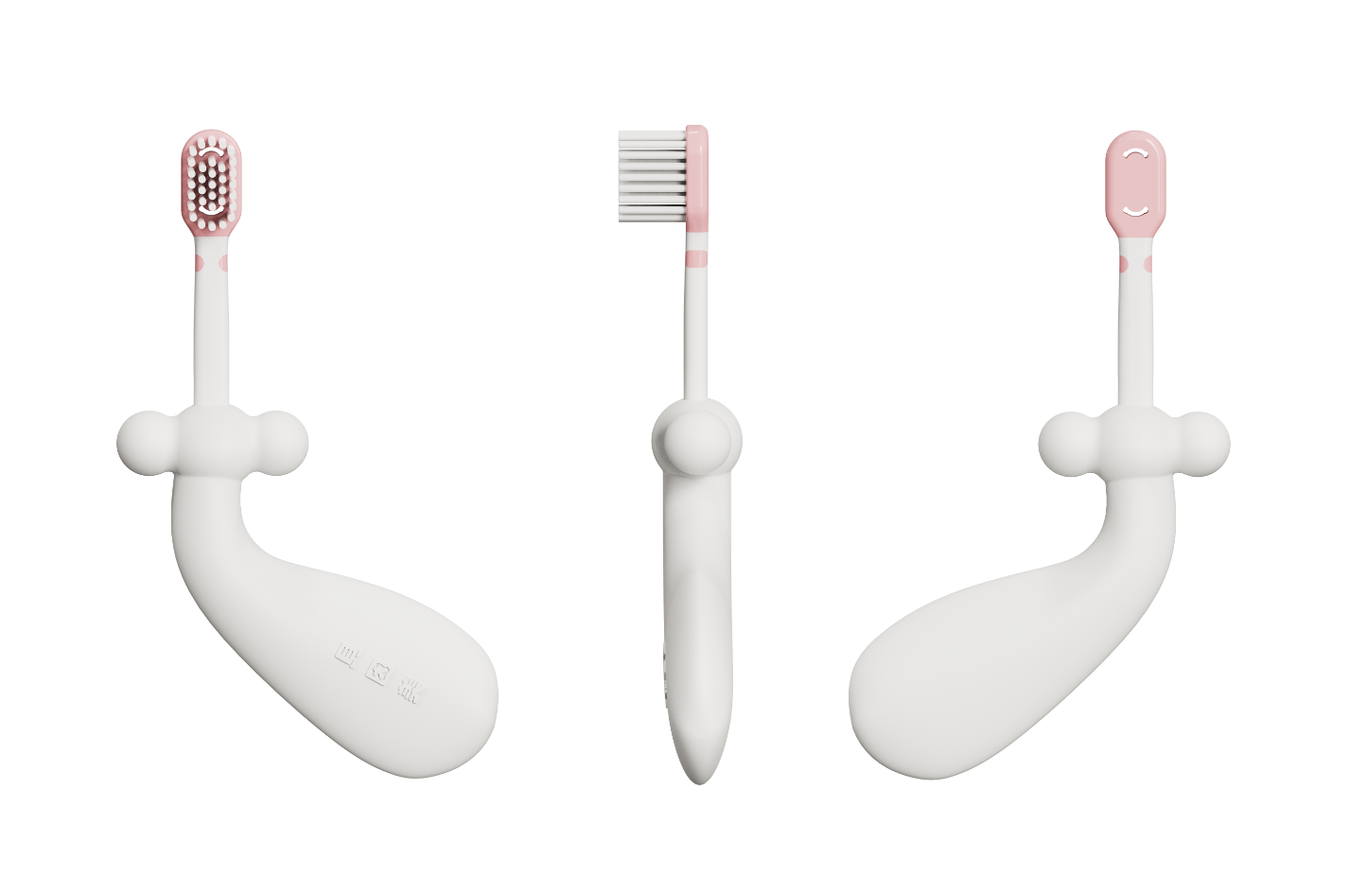 扭曲手柄儿童牙刷